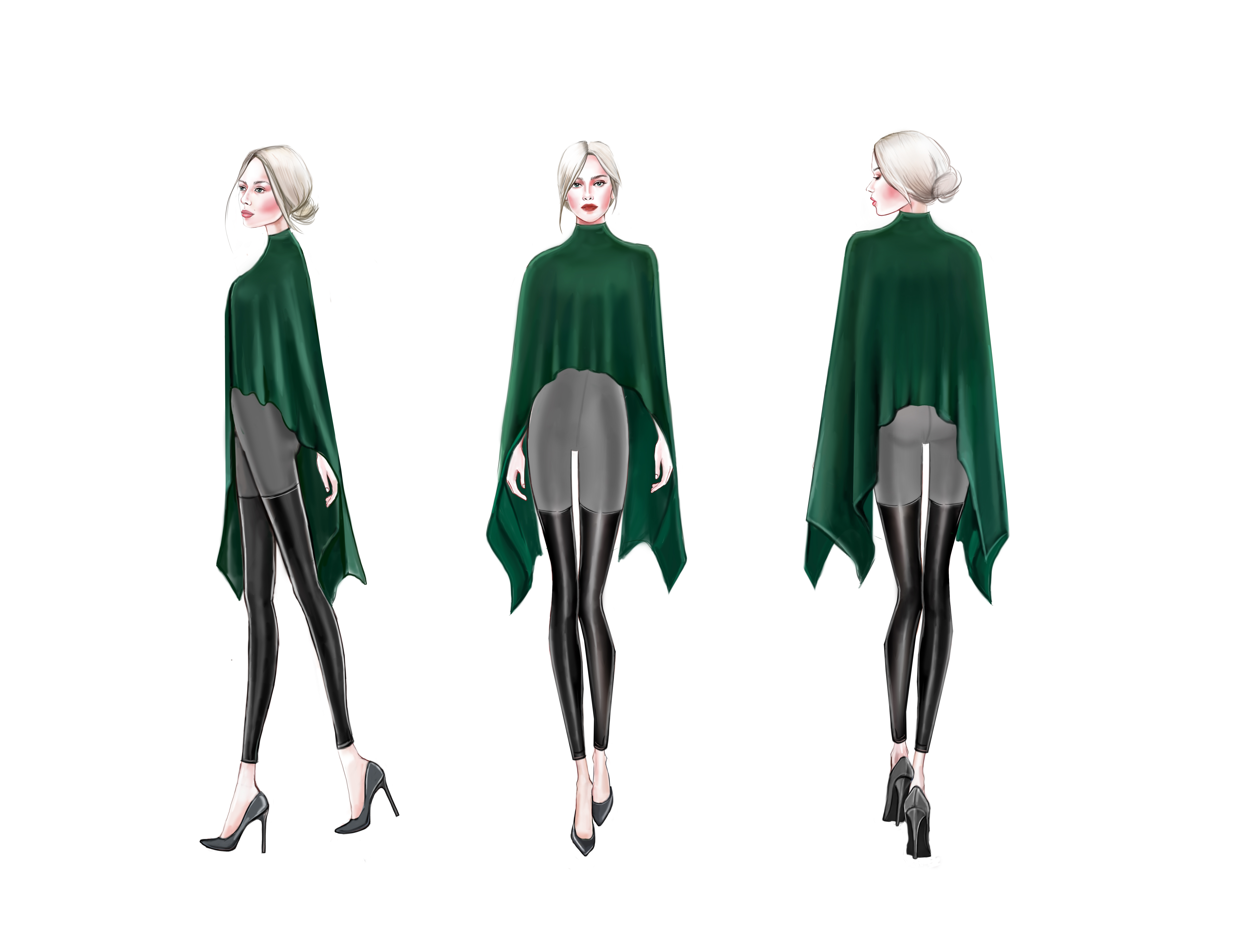 Fashion illustrations for clothing brands - AhVero